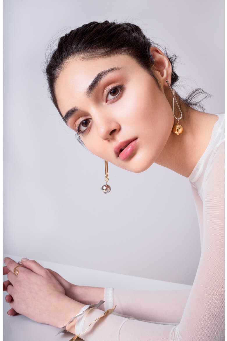 Sway Earrings, Alternate, color, SILVER