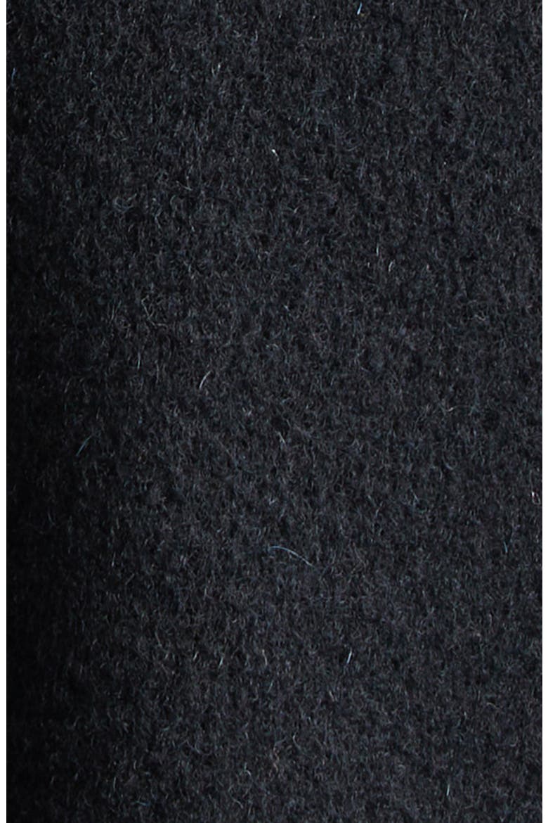 Short Double Face Wool Wrap Coat, Alternate, color, 1000 BLACK