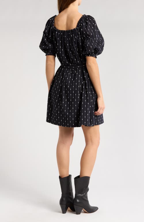 MOTHER MOTHER THE RUN WILD DOT LINE COTTON DRESS