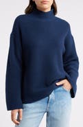 Rails Sanna Turtleneck Merino Wool & Cotton Sweater