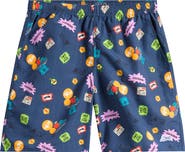 ICECREAM Scatter Graphic Nylon Shorts