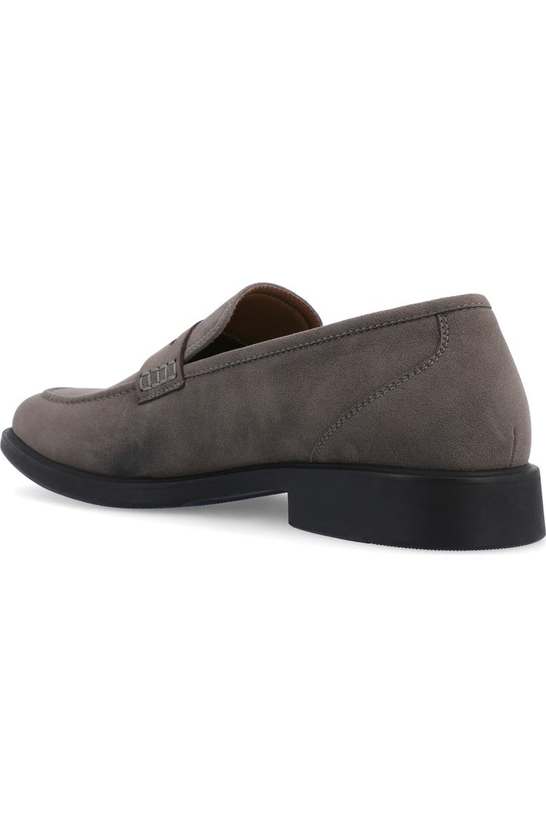 VANCE CO Keith Vegan Leather Penny Loafer, Alternate, color, Grey