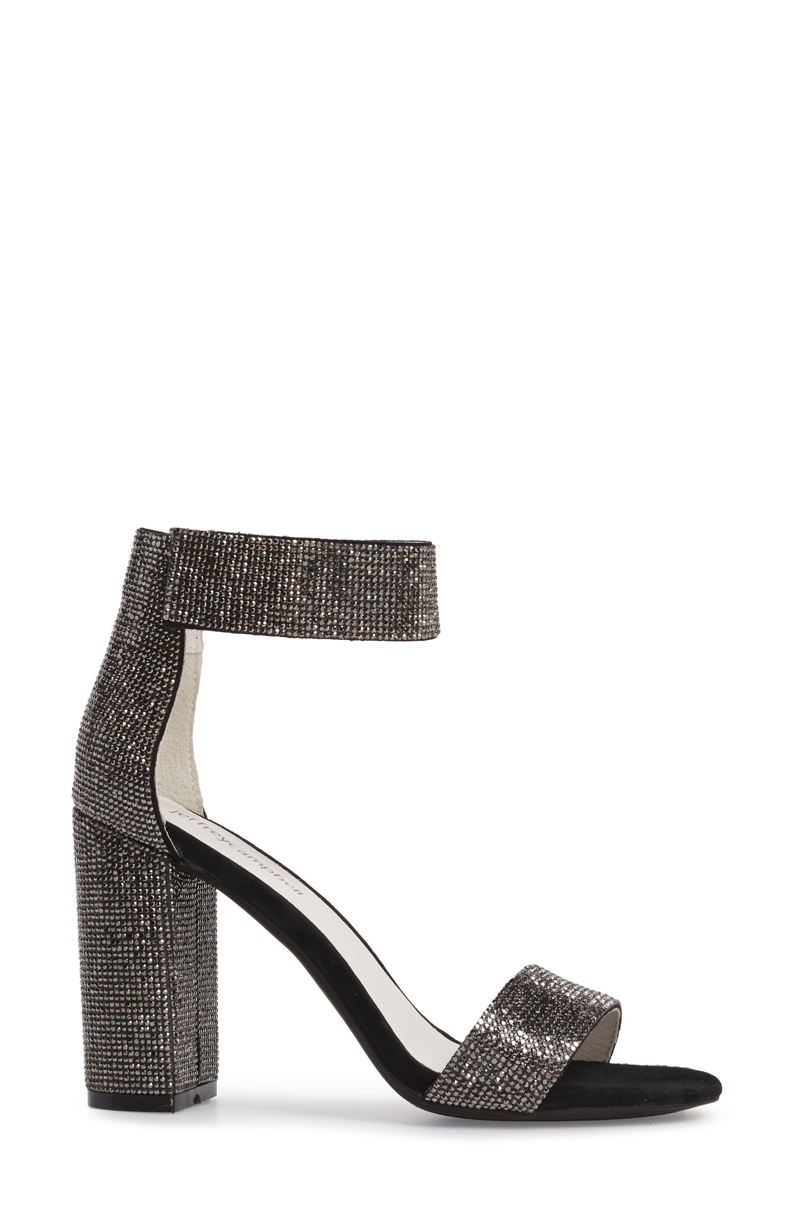 Lindsay Sandal, Alternate, color, BLACK SUEDE BLACK