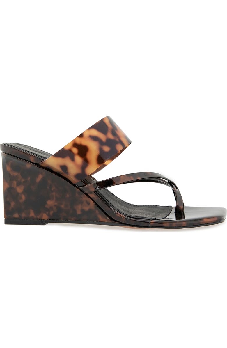 Rebecca Minkoff Danica Wedge Slide Sandal, Alternate, color, Tortoise