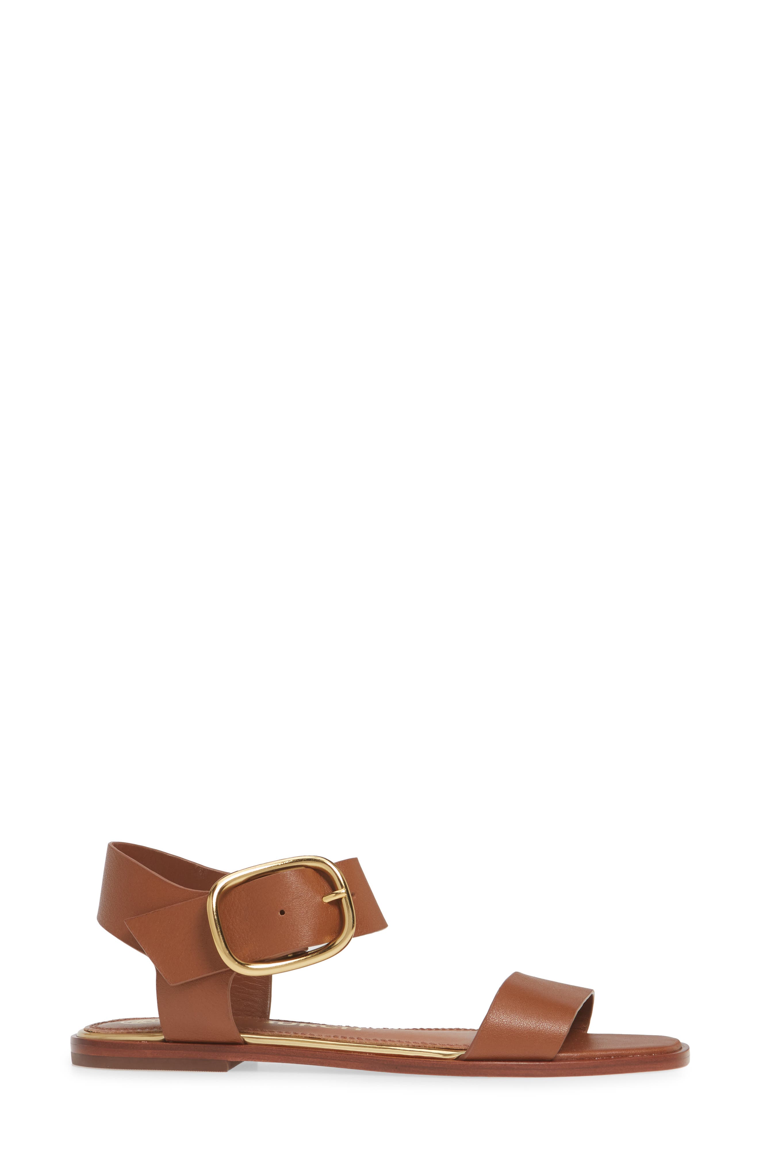 Tory Burch Selby Flat Sandal, Alternate, color, 