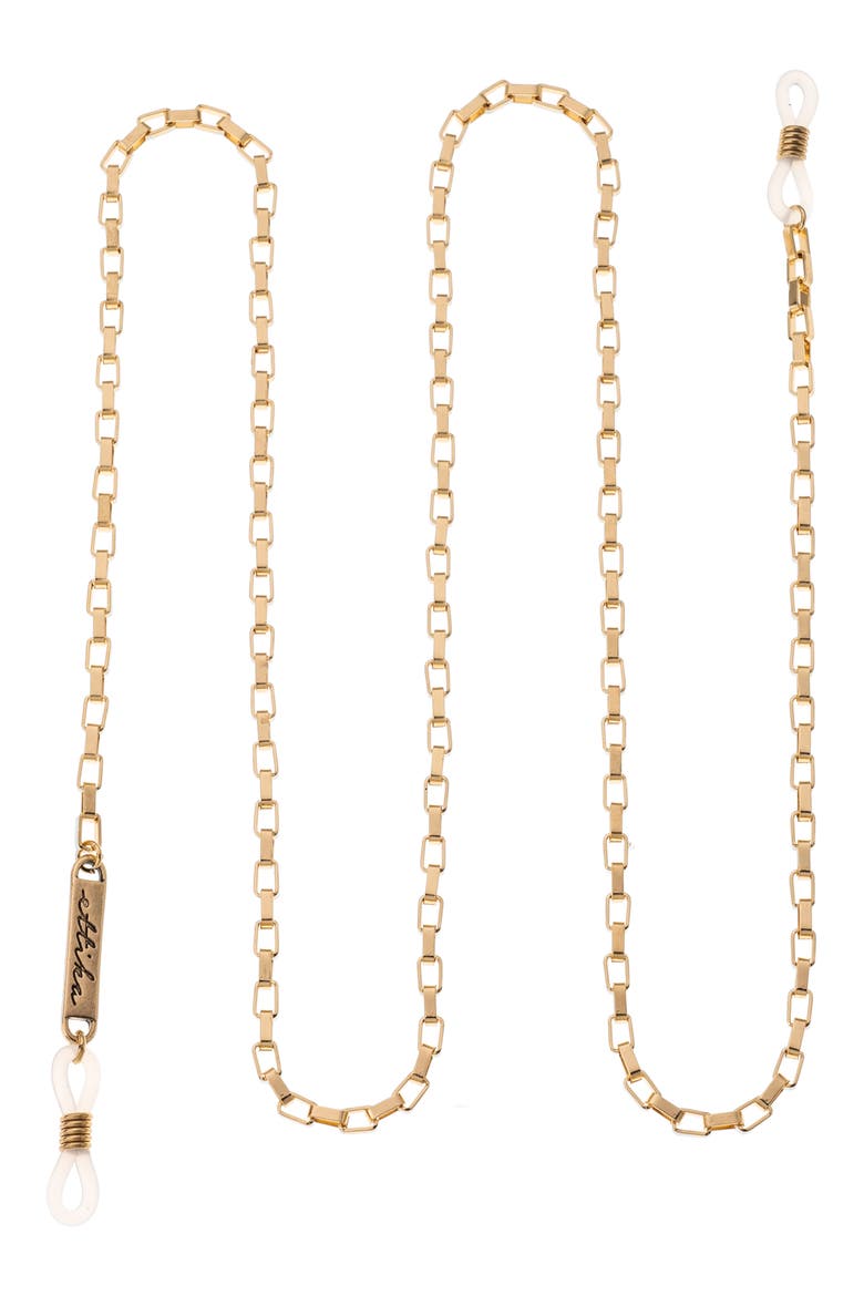 Rays Eyeglass Chain, Main, color, GOLD