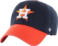 '47 Men's '47 Navy/Orange Houston Astros Clean Up Adjustable Hat