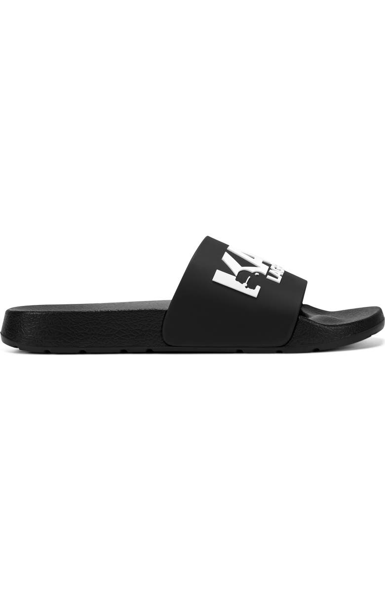 KARL LAGERFELD PARIS Perrin Slide Sandal, Alternate, color, Black