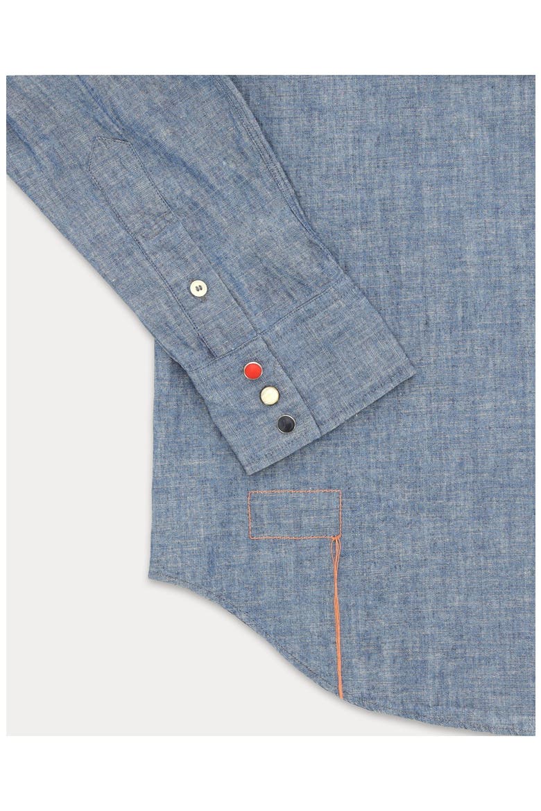 Smith Texan Chambray Shirt, Alternate, color, Light Blue