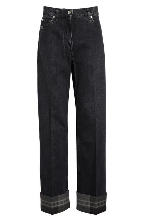 パンツ FERRAGAMO SS23 Black crepe pant (13C444761713 NERO) SS23 Pants Cut-Out Flares - Please Do Not Enter