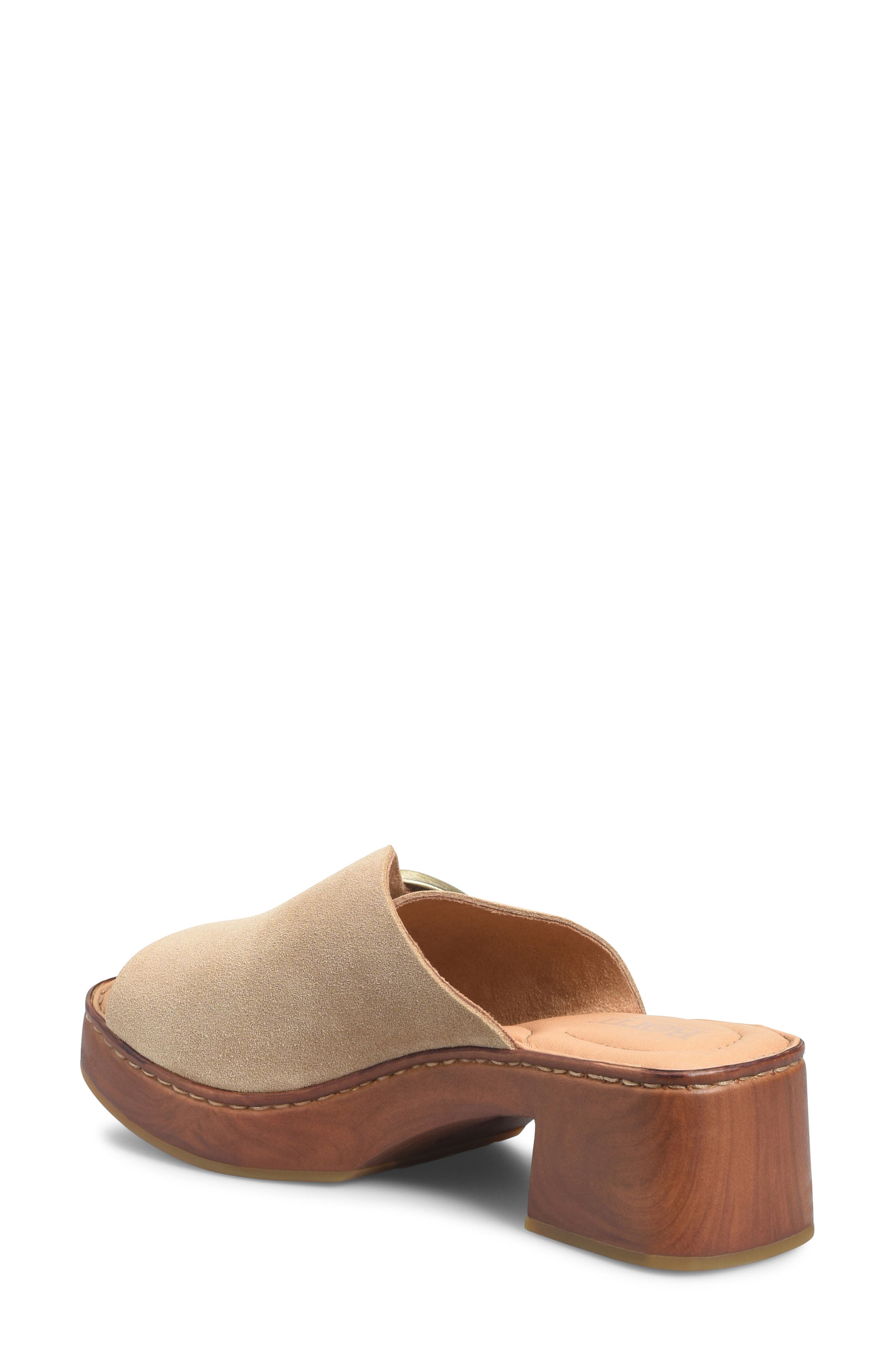 Bangle Platform Slide Sandal, Alternate, color, TAUPE SUEDE