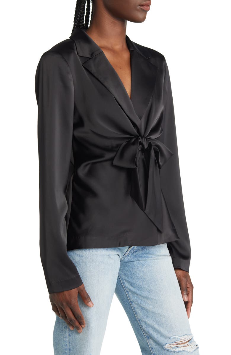 WAYF Merci Tie Waist Top, Alternate, color,