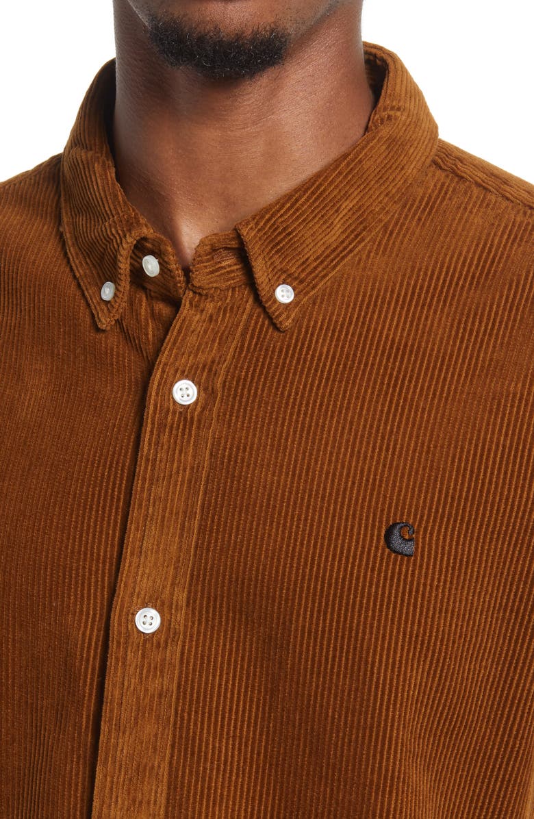 Carhartt Work In Progress Men's Madison Corduroy Shirt, Alternate, color, 