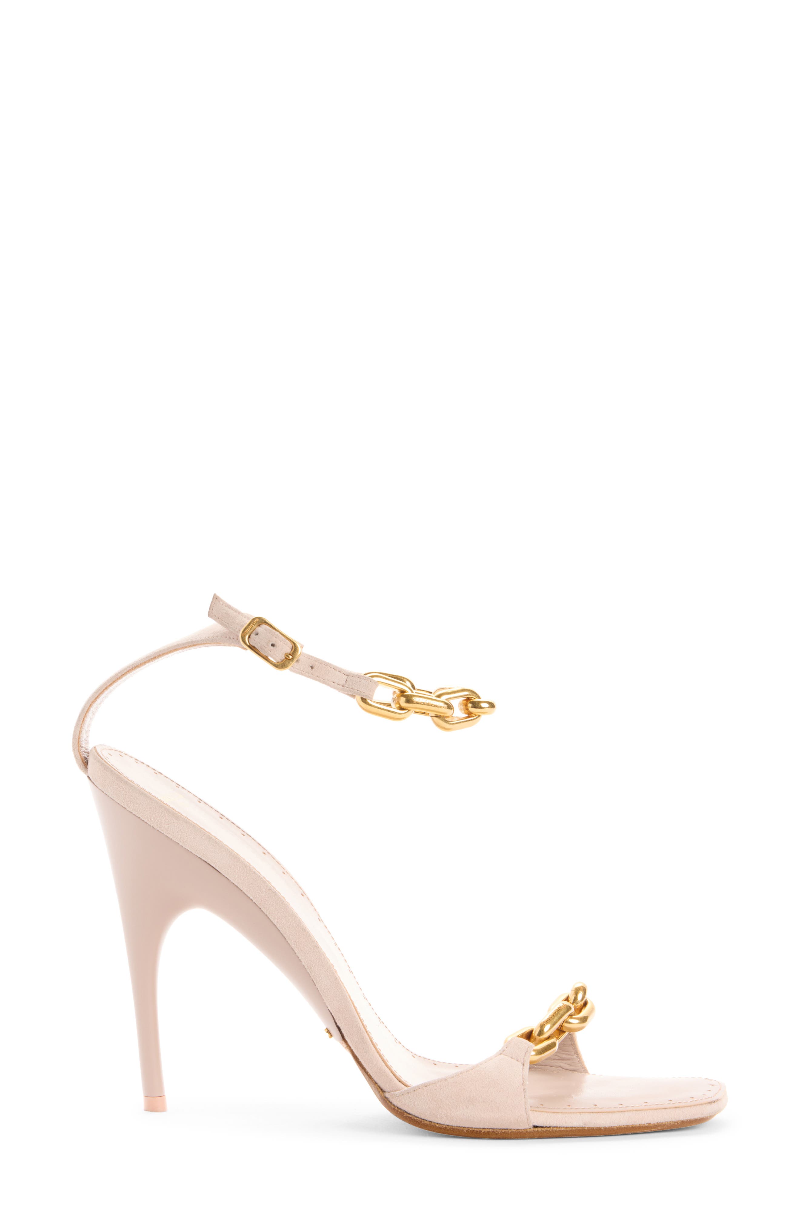 Balenciaga Duchesse Sandal, Alternate, color, Beige/ Gold