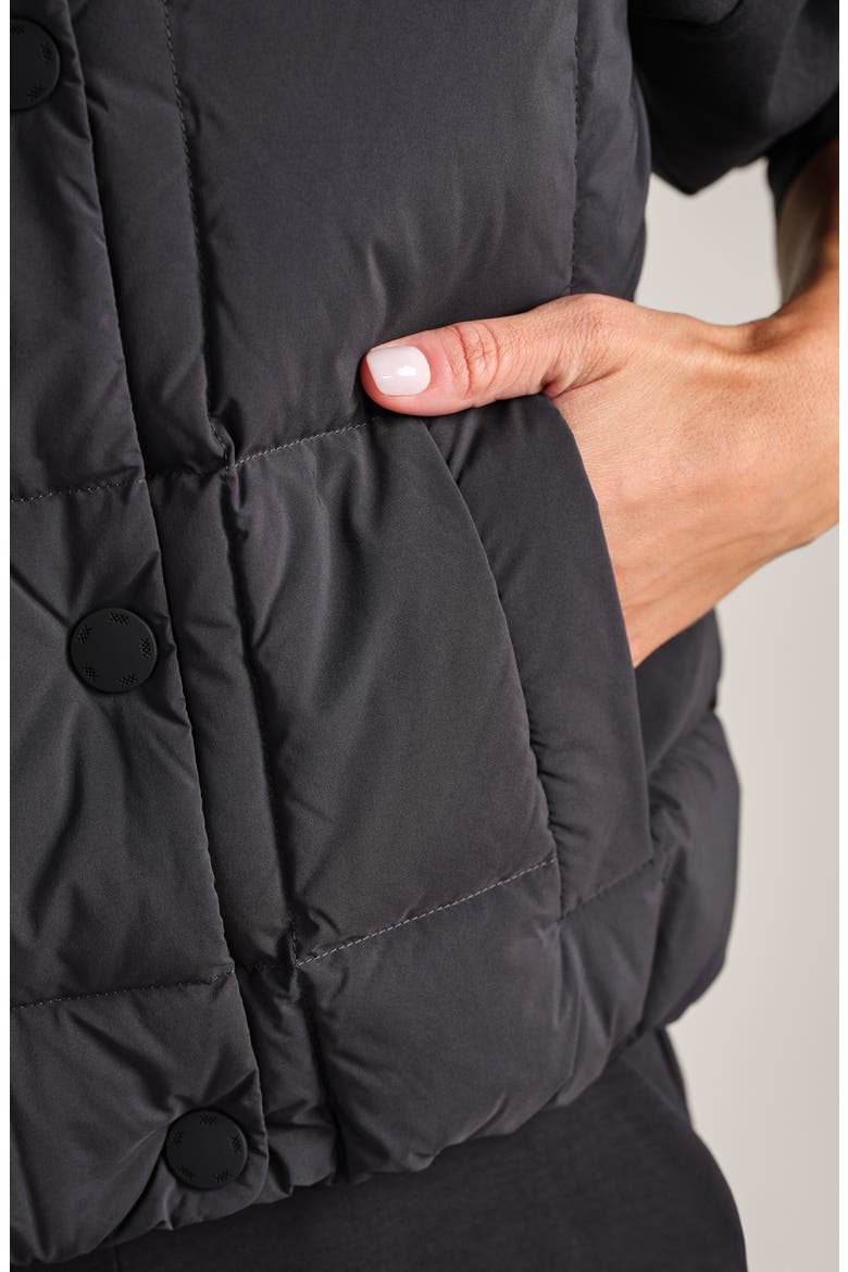 Powder Puffer Down Vest, Alternate, color, PURE BLACK