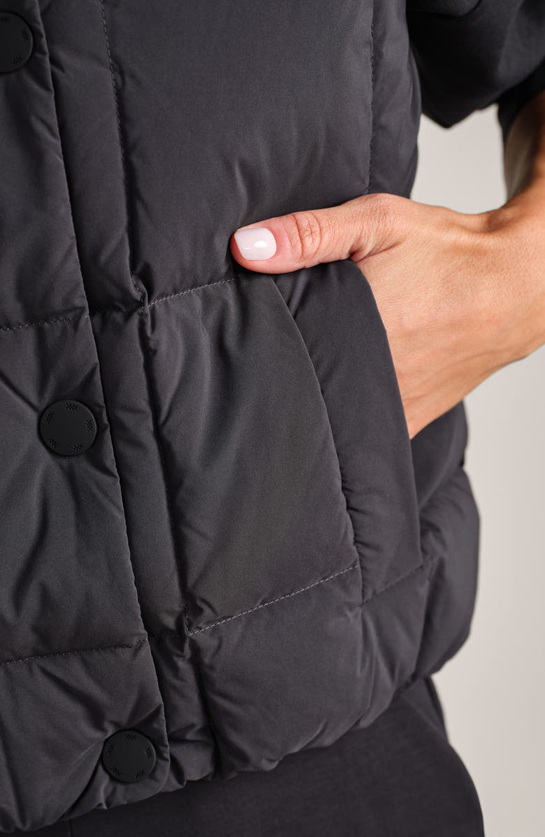 Rhone Powder Puffer Down Vest, Alternate, color, Pure Black