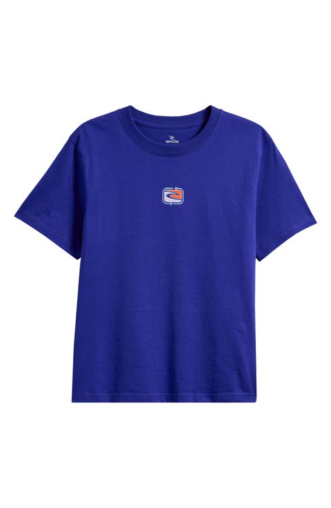 Kids' Evolution Moon Wave Cotton Graphic T-Shirt (Big Kid)