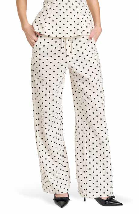 Lilah Polka Dot Wide Leg Pants