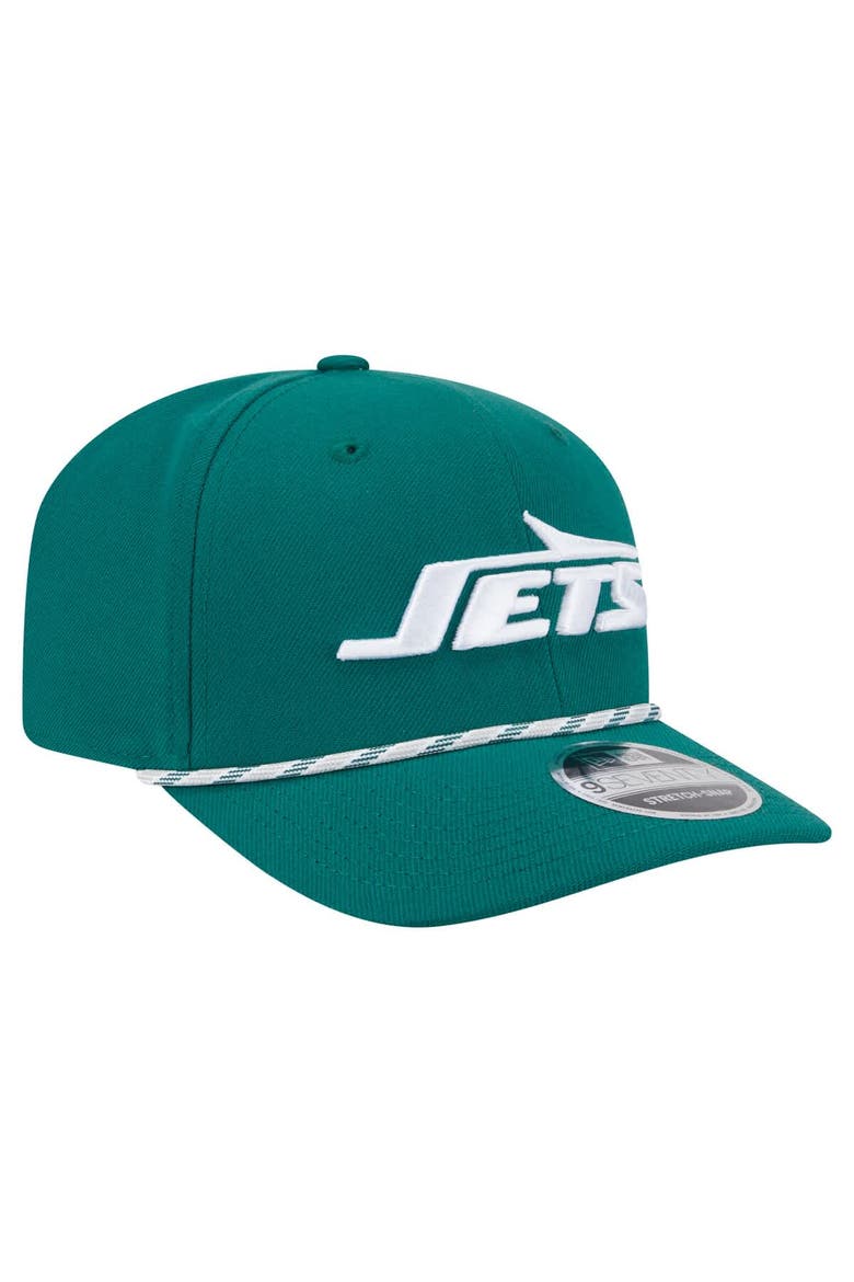 Men's New Era Green New York Jets Gameday Multi Rope 9SEVENTY Stretch-Snap Hat, Alternate, color, Green