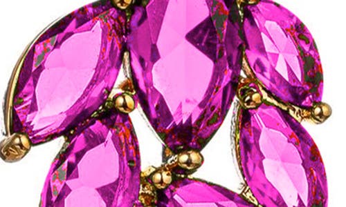 Eye Candy Los Angeles Diana Cubic Zirconia Drop Earrings In Purple