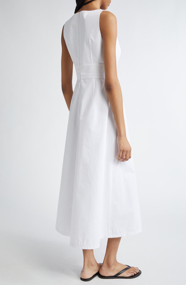 PARTOW Camden Cotton Poplin Midi Dress, Alternate, color, 