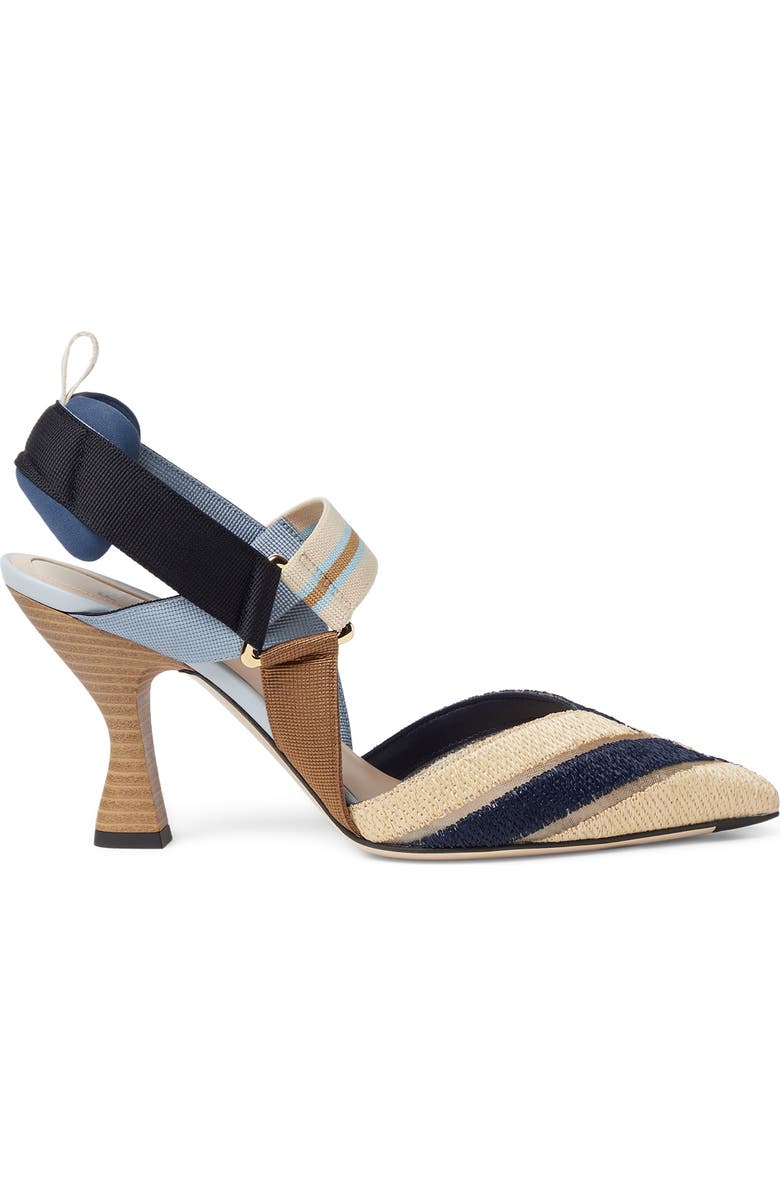 Fendi Colibri Slingback Pump, Alternate, color,