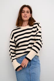 Kaffe Marie Round Neck Casual Fit Pullover