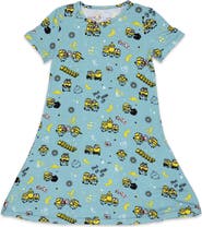 Bellabu Bear Kids' Minions Bello Banana Short Sleeve Dress