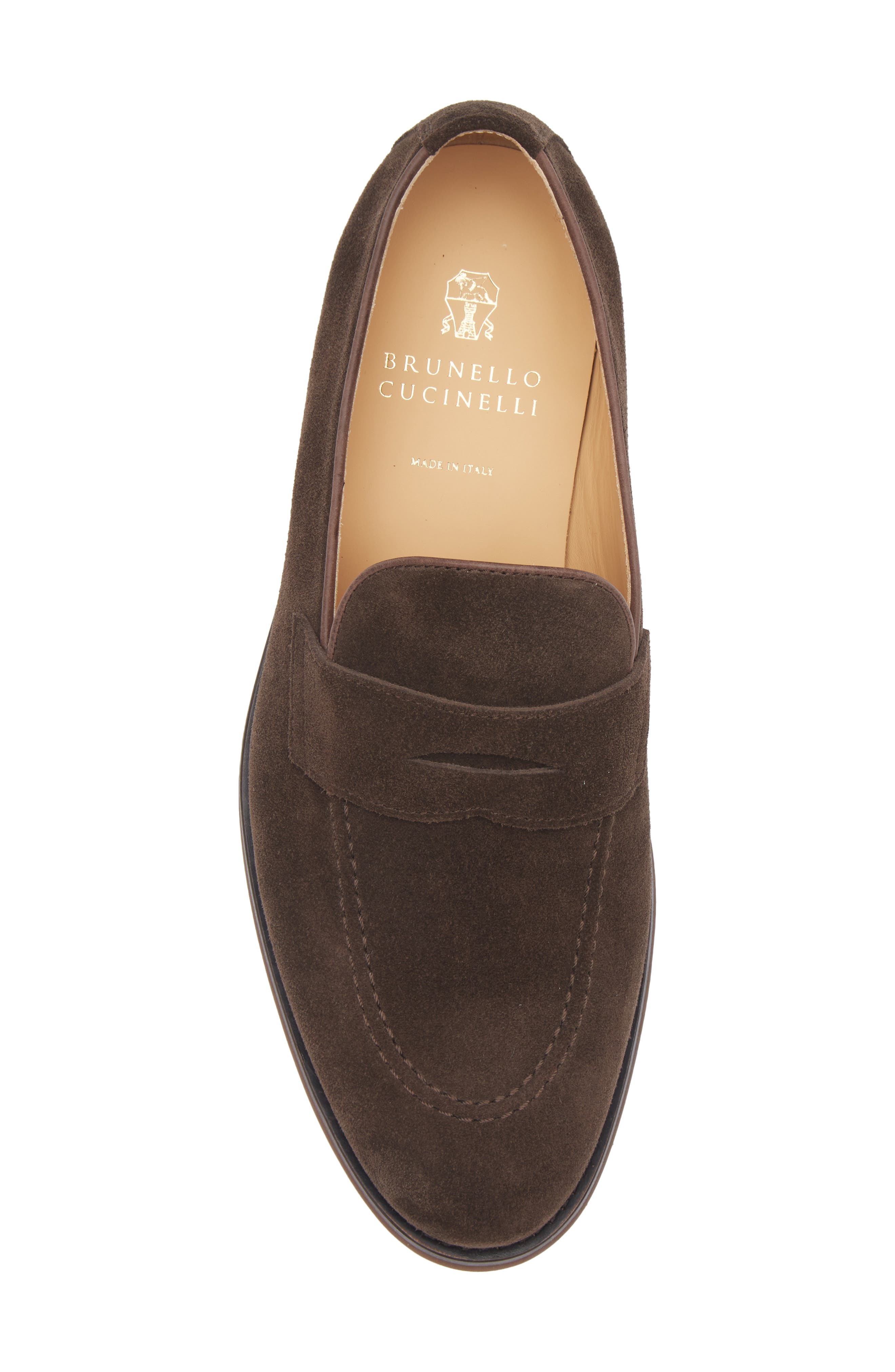 Brunello Cucinelli Penny Loafer, Alternate, color, C7284 Corvino
