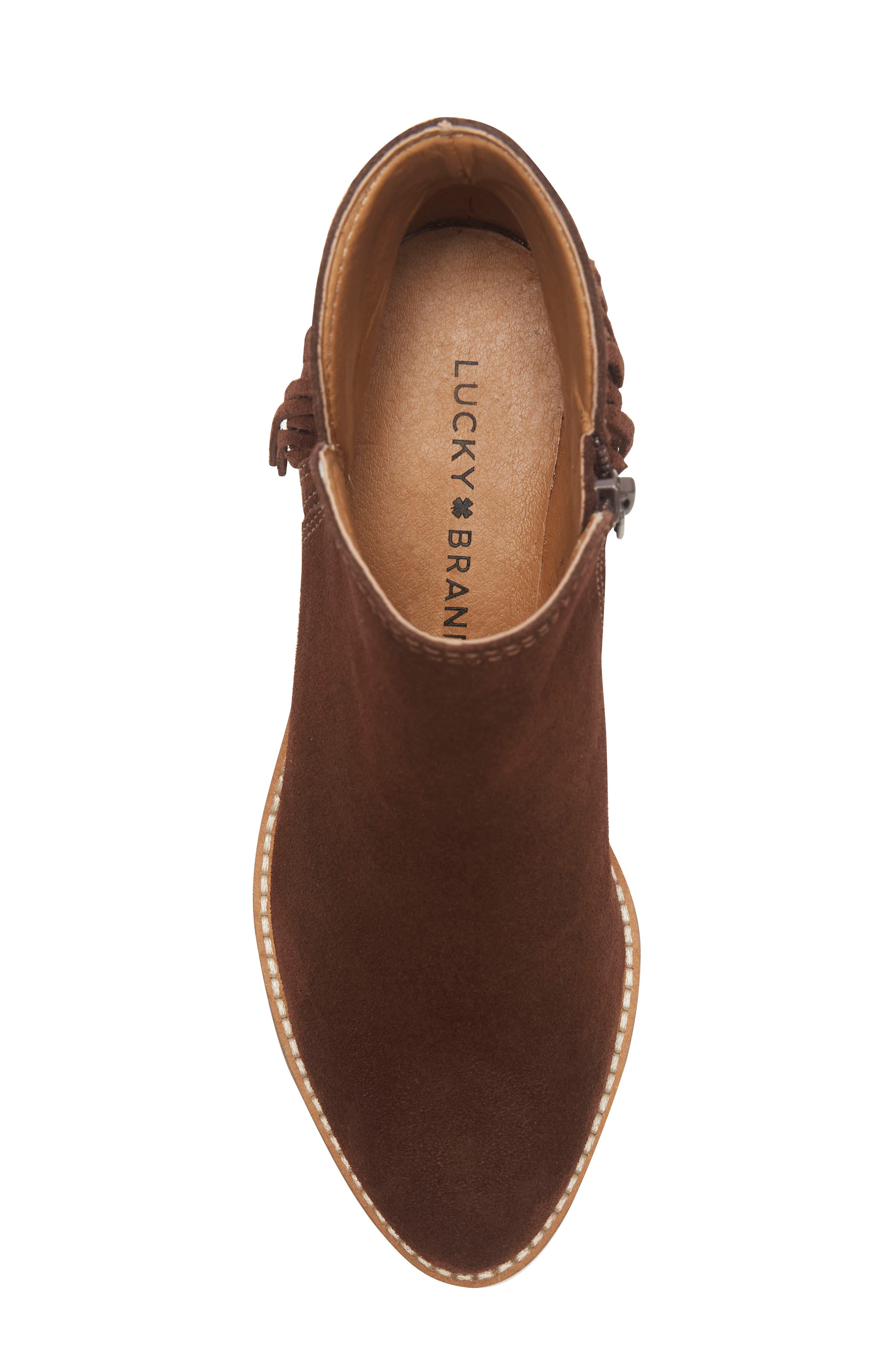 Freedah Bootie, Alternate, color, SOIL SUEDE