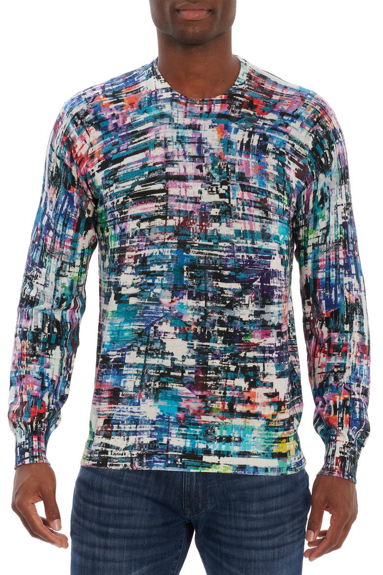 Color Dealer Cotton & Linen Sweater, Main, color, MULTI