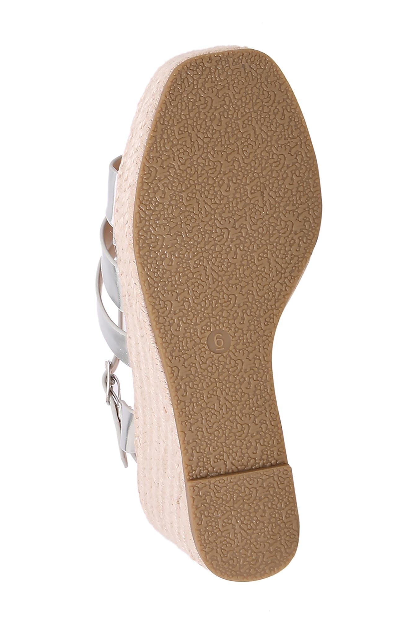 BERNESS Lotus Espadrille Wedge Platform Sandal, Alternate, color, 