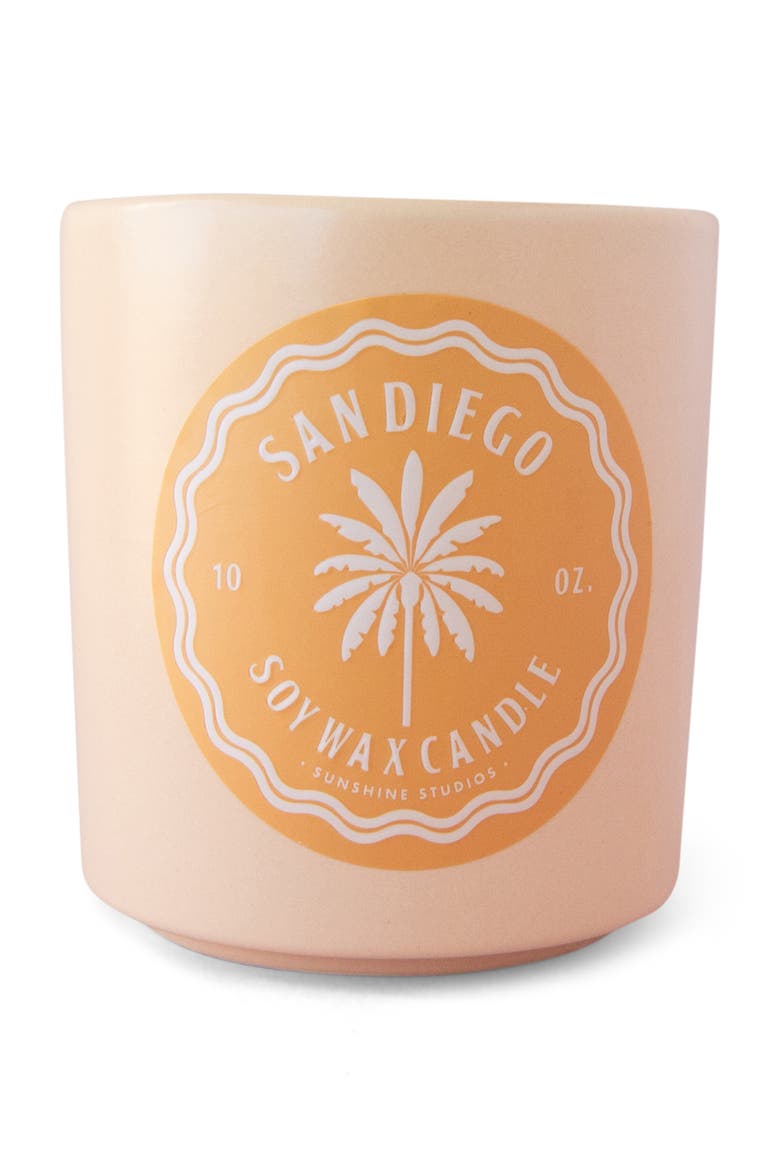 San Diego Ceramic Candle, Main, color, Ballerina