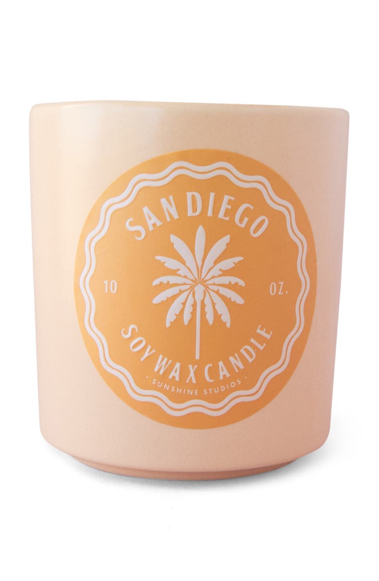 Sunshine Studios San Diego Ceramic Candle, Main, color, Ballerina