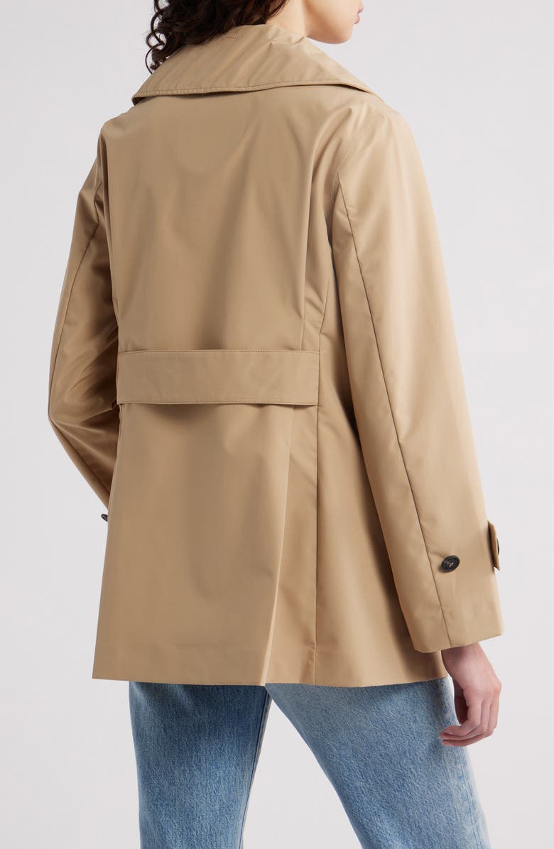 Save The Duck Sofi Water Resistant Trench Coat, Alternate, color, Stardust Beige