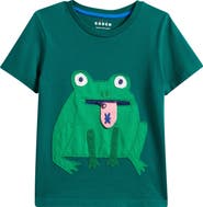 Mini Boden Kids' Zip Appliqué T-Shirt