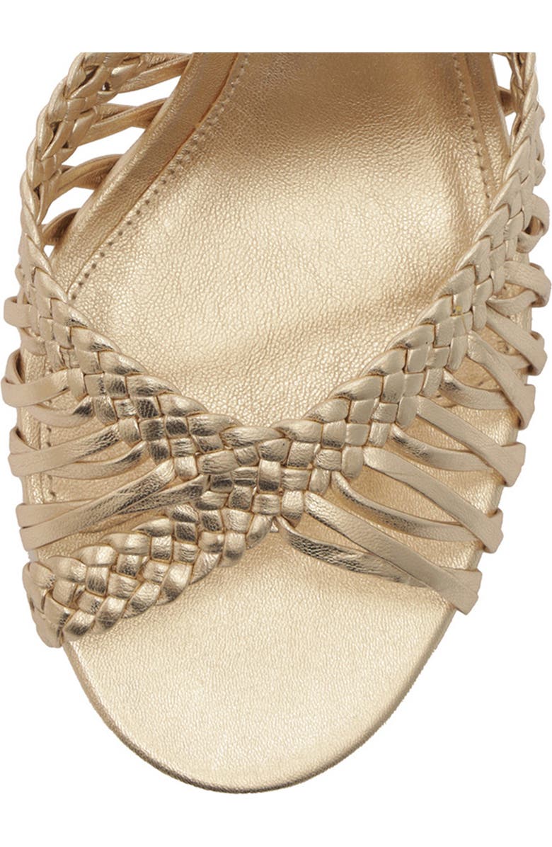 Alexandre Birman Agatha Ankle Strap Sandal, Alternate, color, Golden