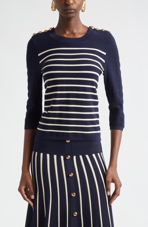 Kindred Spirit Luna Stripe Sweater (Regular & Petite)