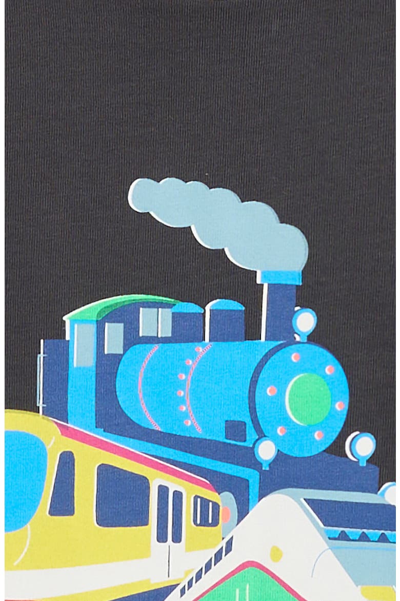 Kids' Cotton Graphic T-Shirt, Alternate, color, PHANTOM