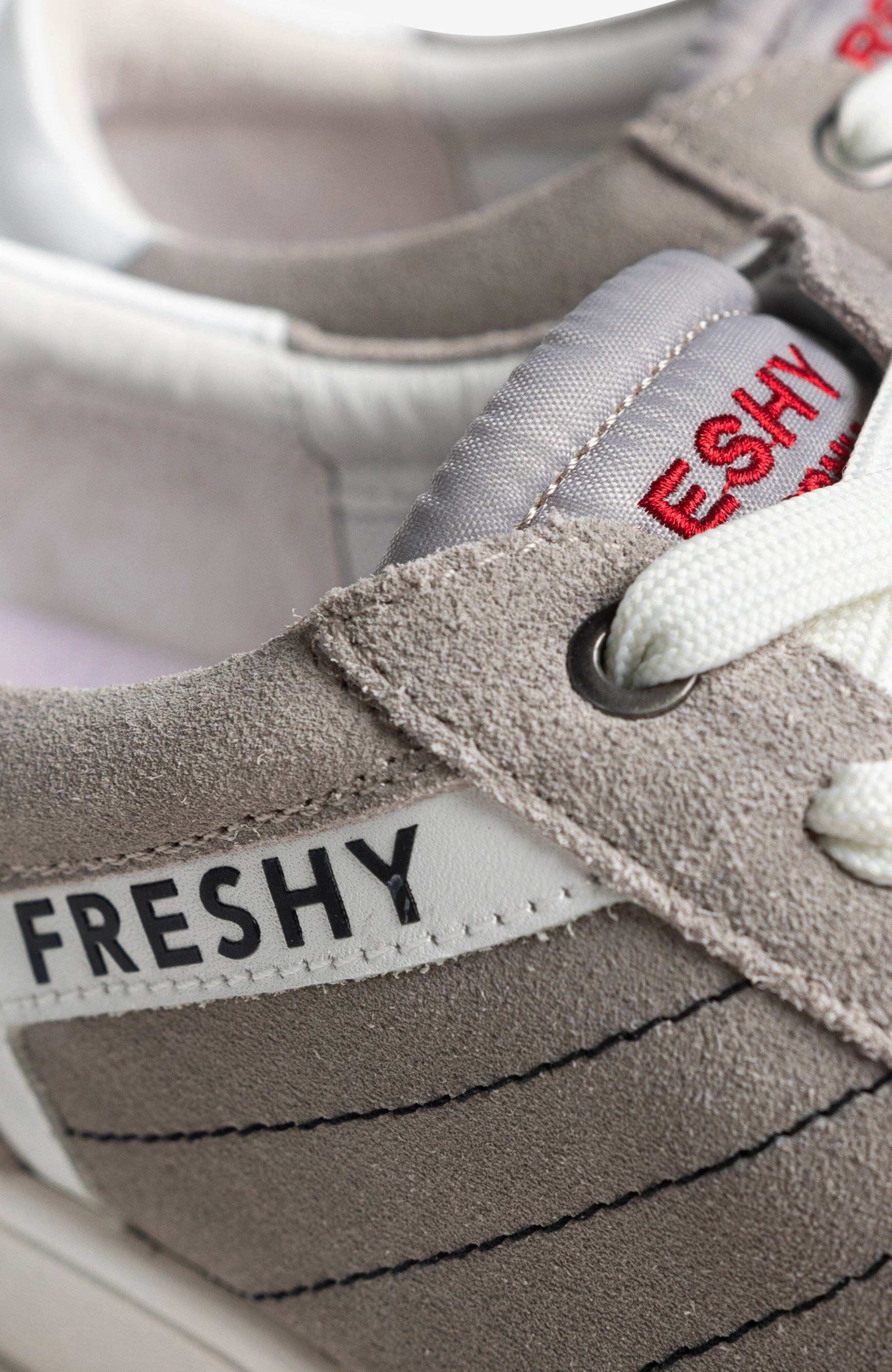 Freshy Kingpin Suede Sneaker, Alternate, color, Grey/White