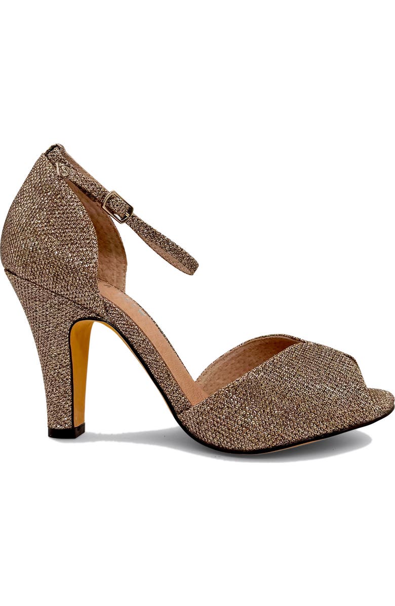 CHELSEA CREW Lola Metallic Ankle Strap Sandal, Alternate, color,