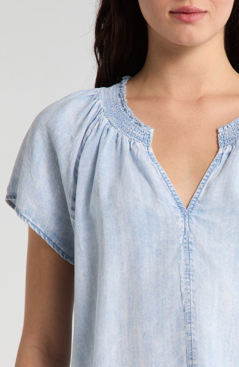 Splendid Meadow Indigo Top, Alternate, color, Bleached Indigo Blue