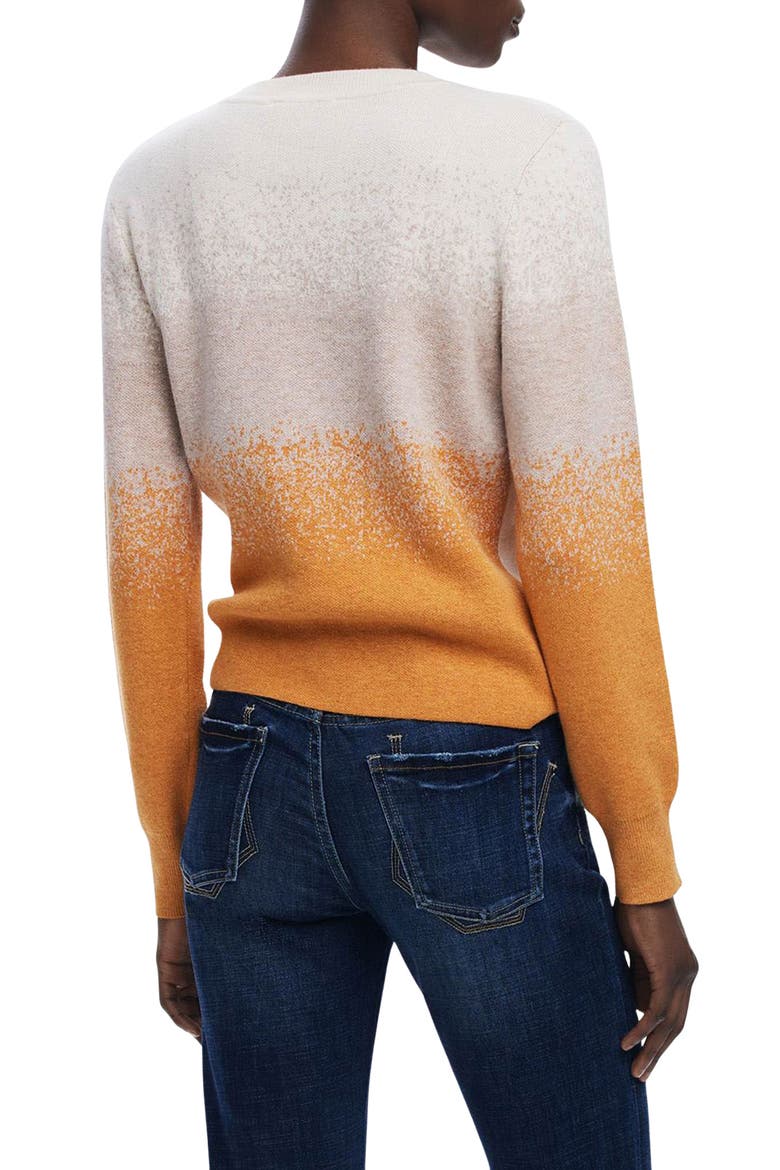 Ombré Crewneck Sweater, Alternate, color, BEIGE