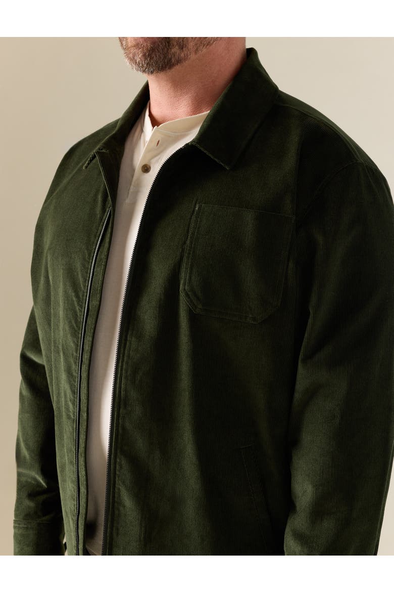 Big & Tall Corduroy Coat V2, Alternate, color, DUFFLE BAG GREEN