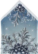 Trafalgar Clarence The Classy Snowflake Silk Holiday 12x12 Pocket Square
