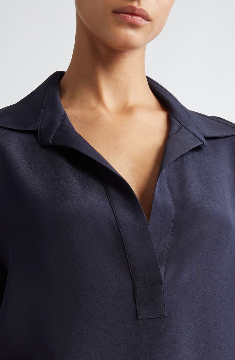 Max Mara Zanzero Silk Crêpe de Chine Top, Alternate, color,