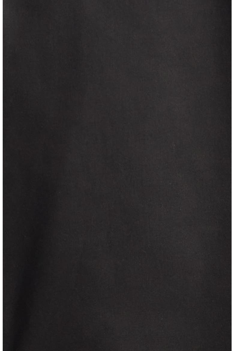 Regular Fit Couture Seam Cotton Poplin Jacket, Alternate, color, BLACK
