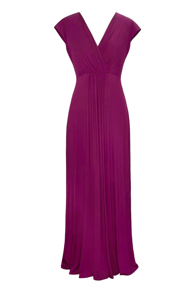 Sophia Maxi Dress, Alternate, color, Plum Wine