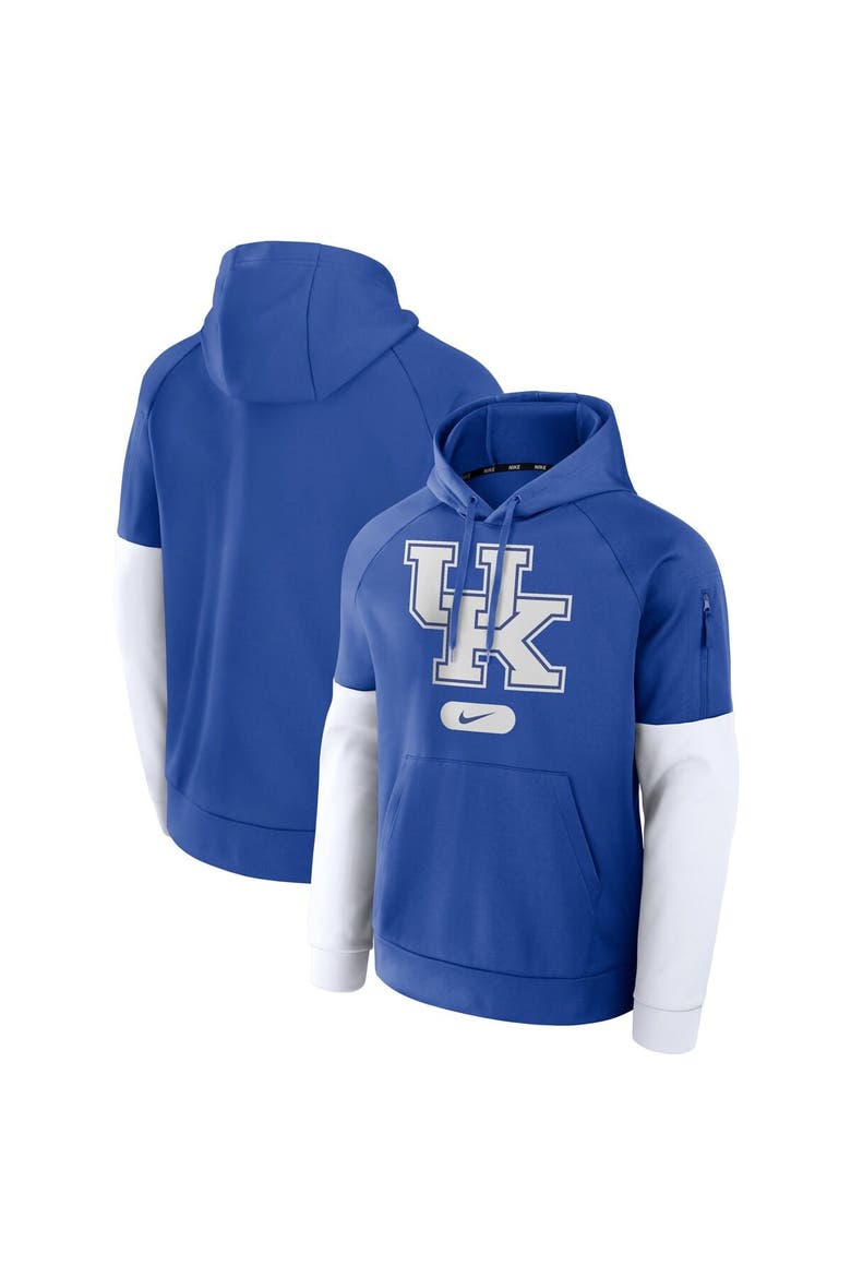 Men's Nike Royal Kentucky Wildcats Fitness Performance Pullover Hoodie, Main, color, Royal