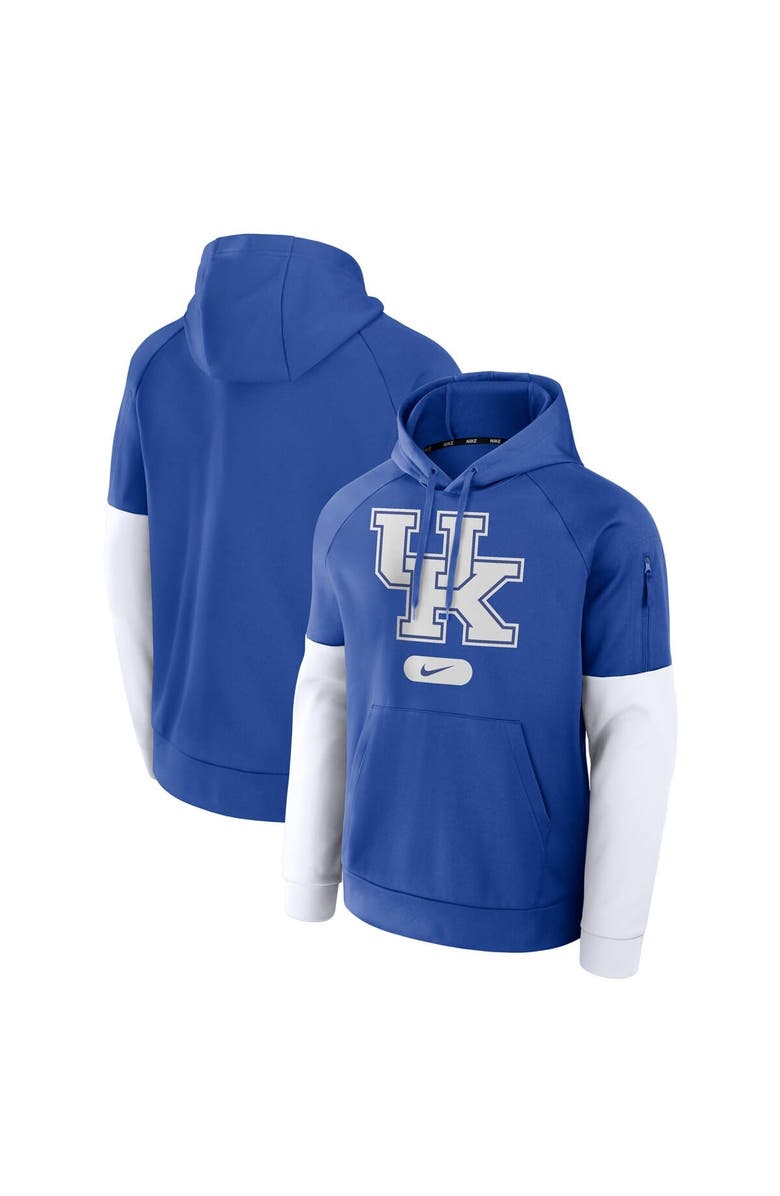 Nike Men
s Nike Royal Kentucky Wildcats Fitness Performance Pullover Hoodie, Main, color, Royal